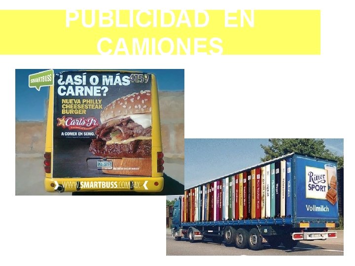 PUBLICIDAD EN CAMIONES 