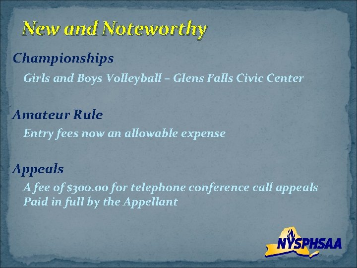 New and Noteworthy Championships Girls and Boys Volleyball – Glens Falls Civic Center Amateur