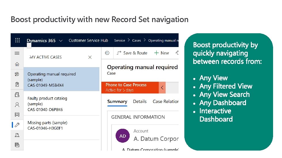Boost productivity with new Record Set navigation 