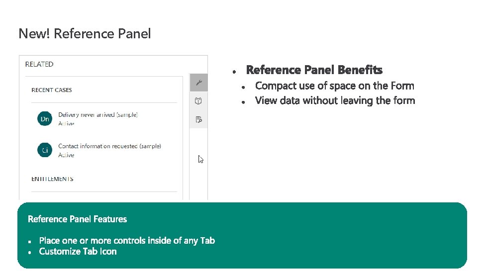 New! Reference Panel 