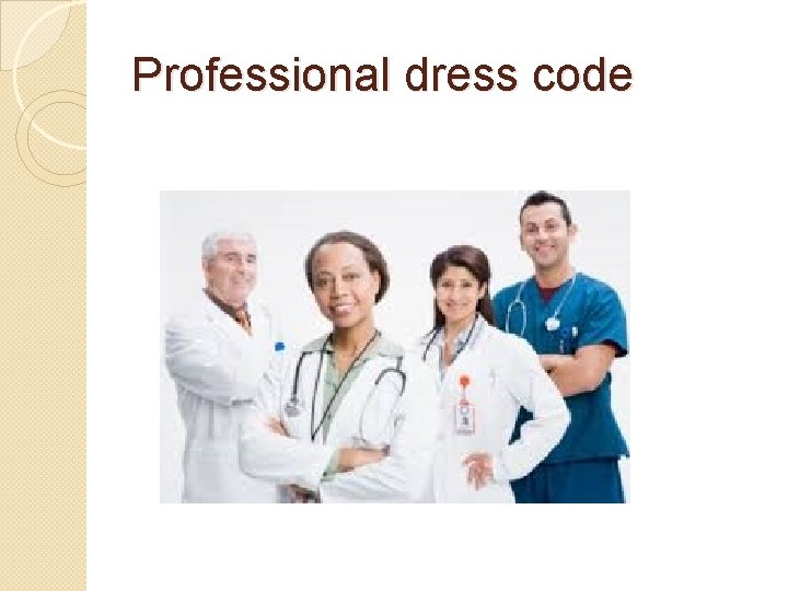 Professional dress code 