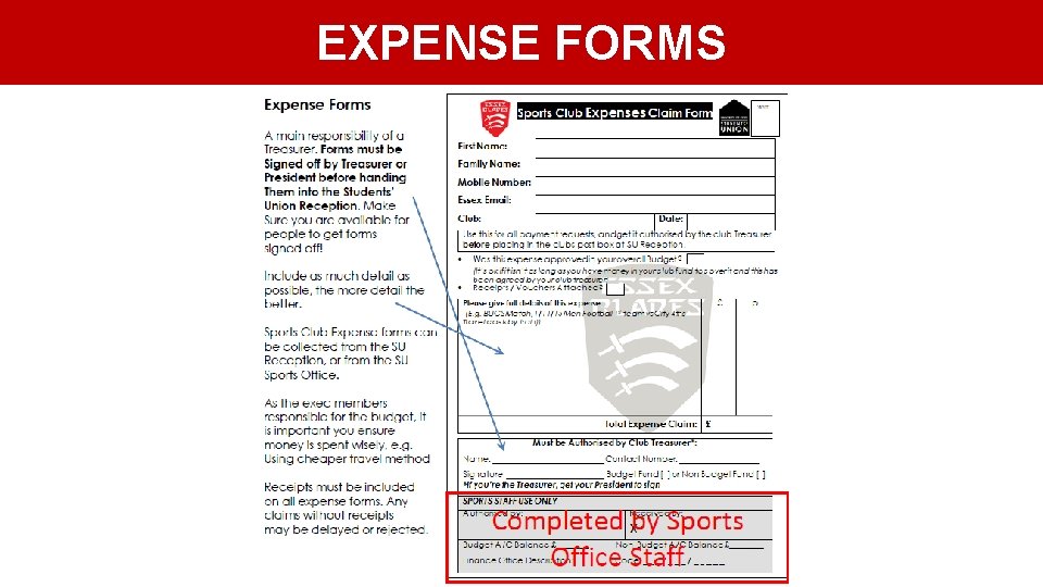 EXPENSE FORMS 