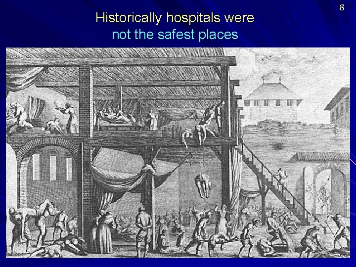 Historically hospitals were not the safest places 8 8 