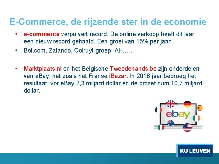 E-Commerce, de rijzende ster in de economie • e-commerce verpulvert record. De online verkoop