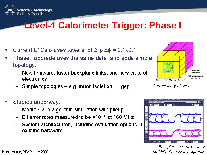 Level-1 Calorimeter Trigger: Phase I • Current L 1 Calo uses towers of Δ