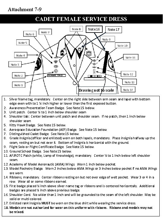 Attachment 7 -9 Note 16 Note 17 Drawing not to scale 1. Silver Name