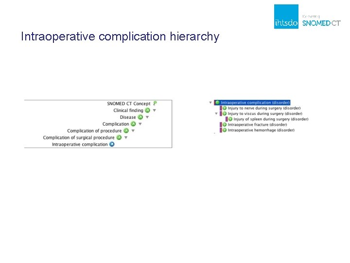 Intraoperative complication hierarchy 