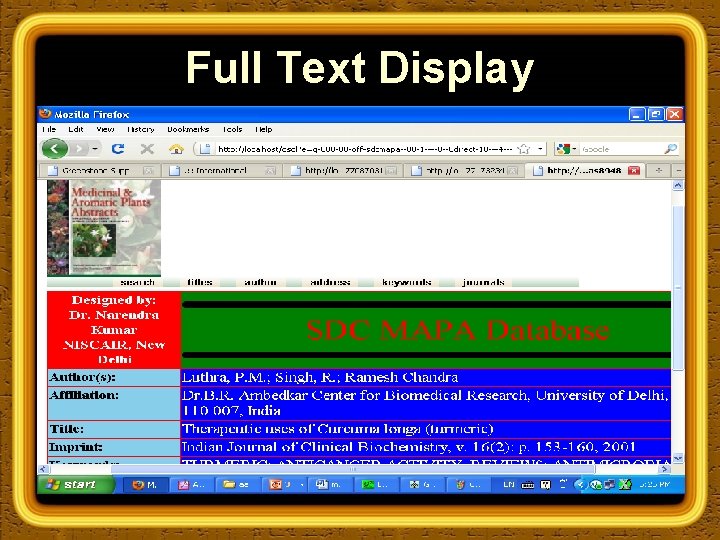 Full Text Display 