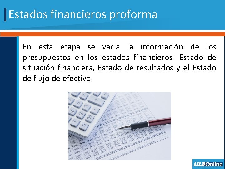 Proceso de preparacin de un plan financiero bsico