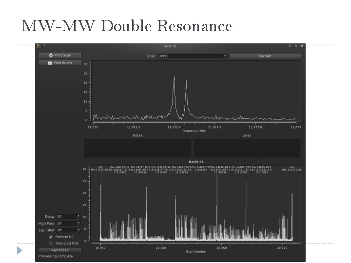MW-MW Double Resonance 