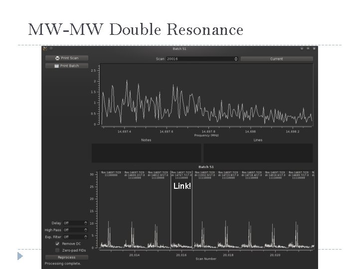 MW-MW Double Resonance Link! 