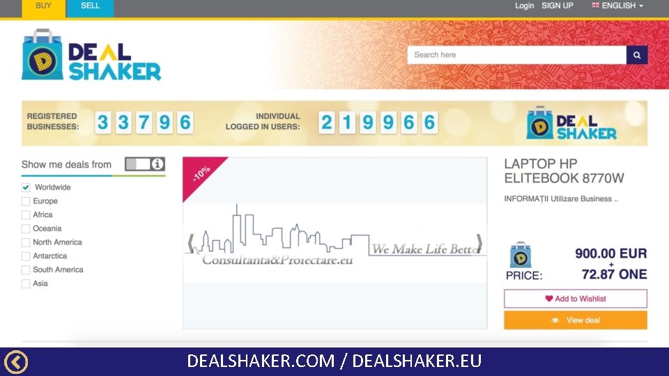 DEALSHAKER. COM / DEALSHAKER. EU 