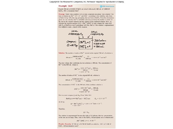 Worked Example 16. 10 