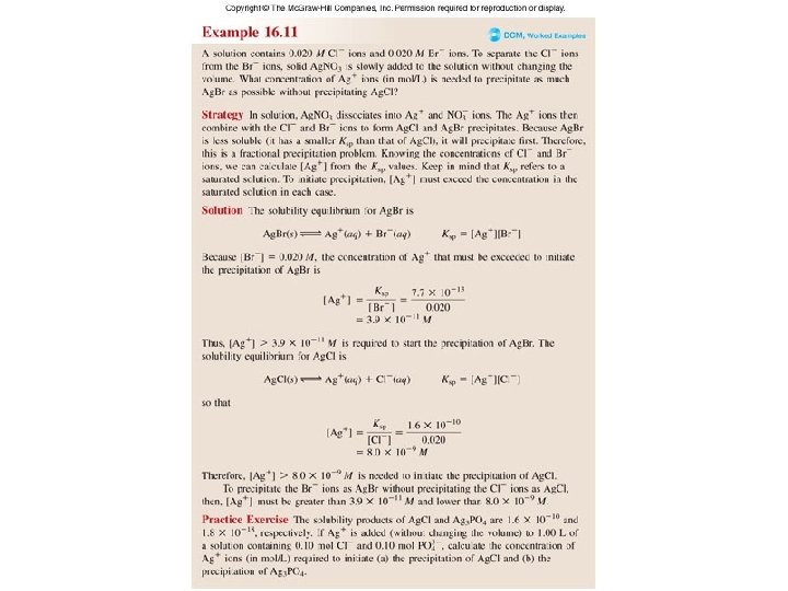 Worked Example 16. 11 