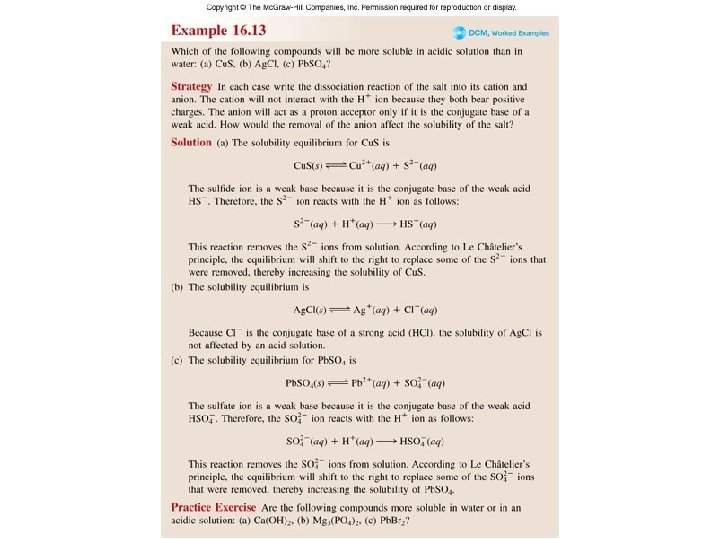 Worked Example 16. 13 