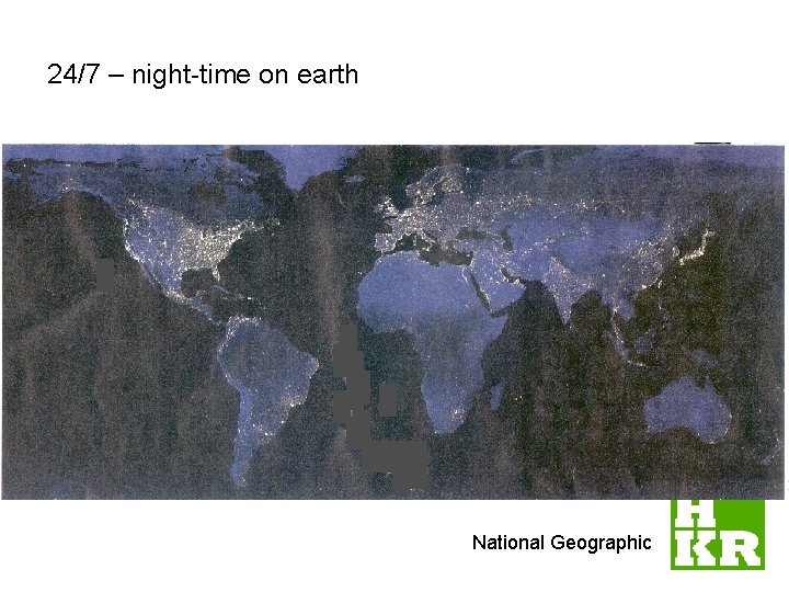 24/7 – night-time on earth National Geographic 