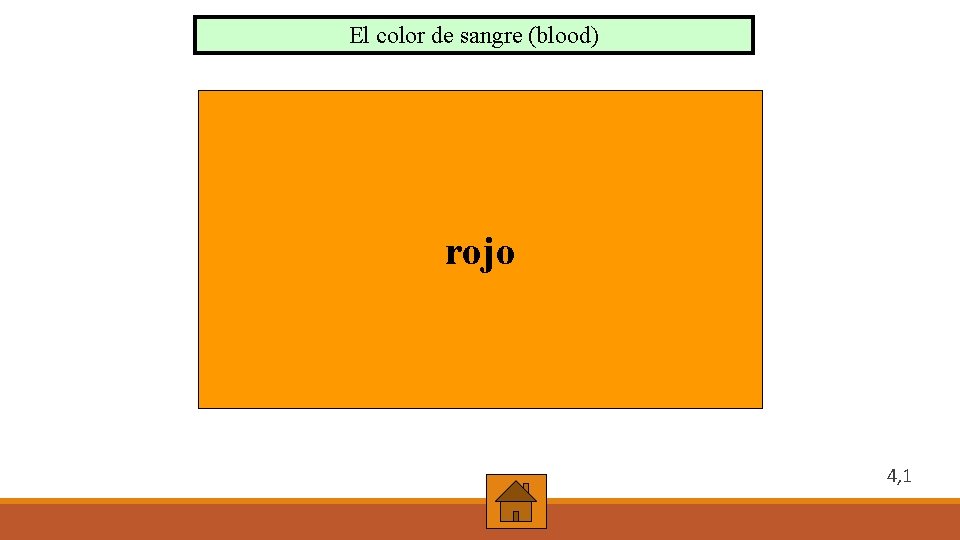 El color de sangre (blood) rojo 4, 1 