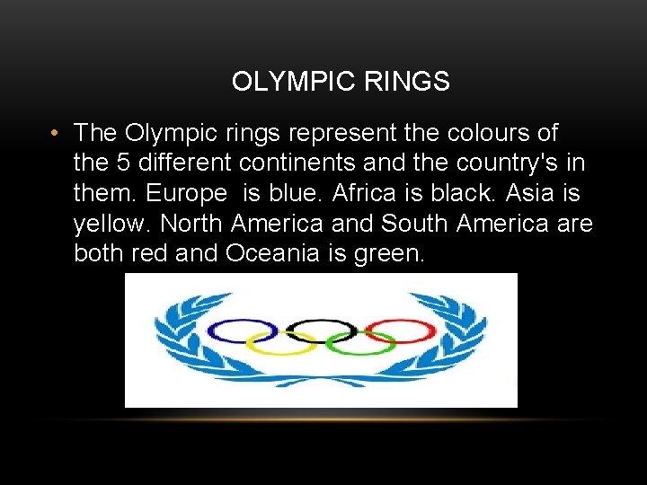 OLYMPICS By Ciarn Ryan ORIGIN The ancient Olympic