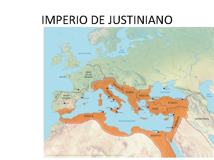 IMPERIO DE JUSTINIANO 