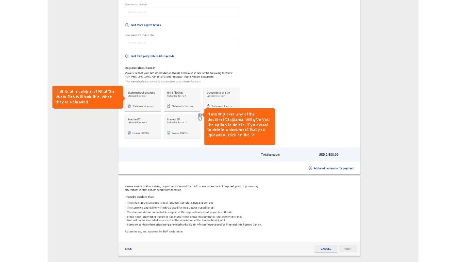 This is an example of what the users files will look like, when they’re
