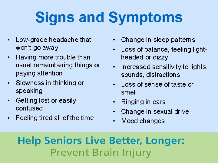Overview Background on traumatic brain injury TBI CDCs