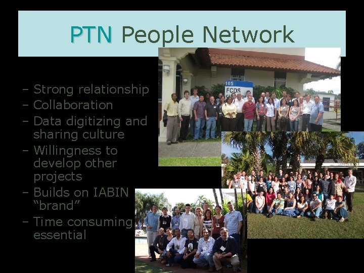 PTN People Network – Strong relationship – Collaboration – Data digitizing and sharing culture