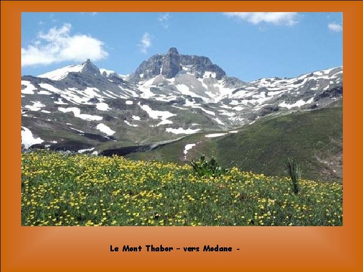 Le Mont Thabor – vers Modane - 