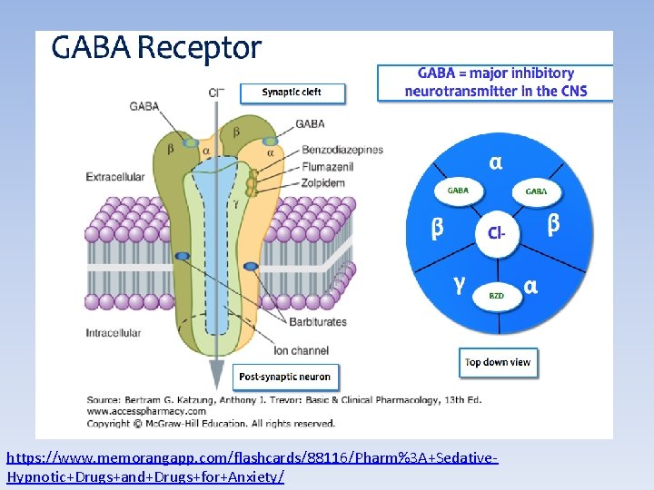 https: //www. memorangapp. com/flashcards/88116/Pharm%3 A+Sedative. Hypnotic+Drugs+and+Drugs+for+Anxiety/ 