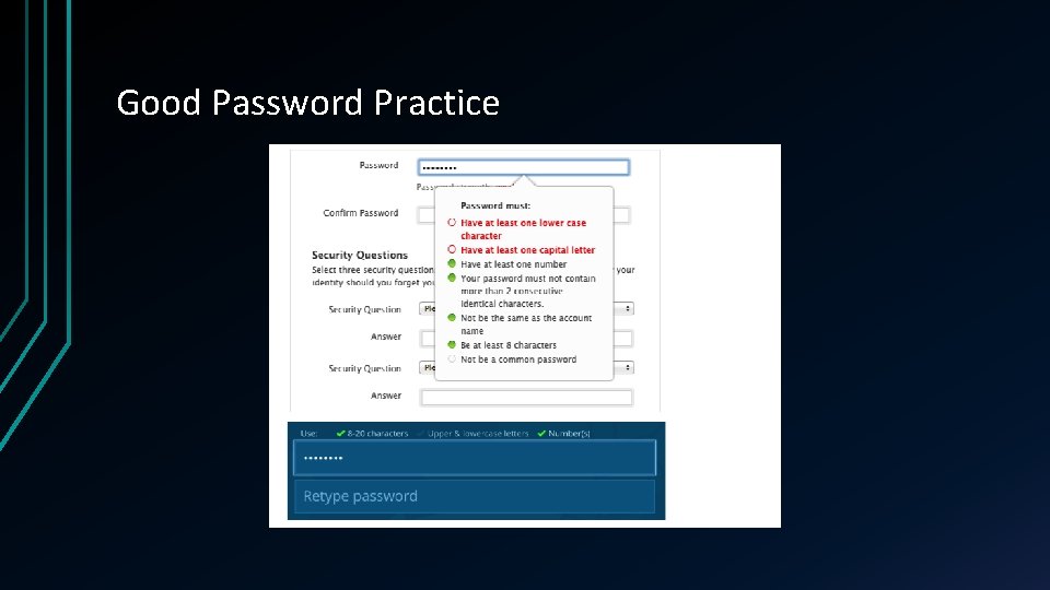 Good Password Practice 