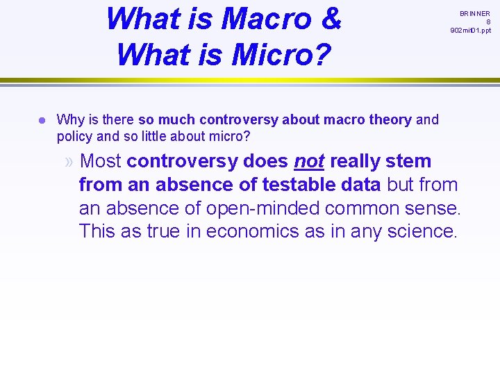 What is Macro & What is Micro? l BRINNER 8 902 mit 01. ppt