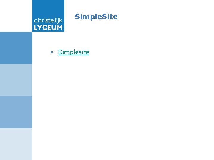 Simple. Site § Simplesite 