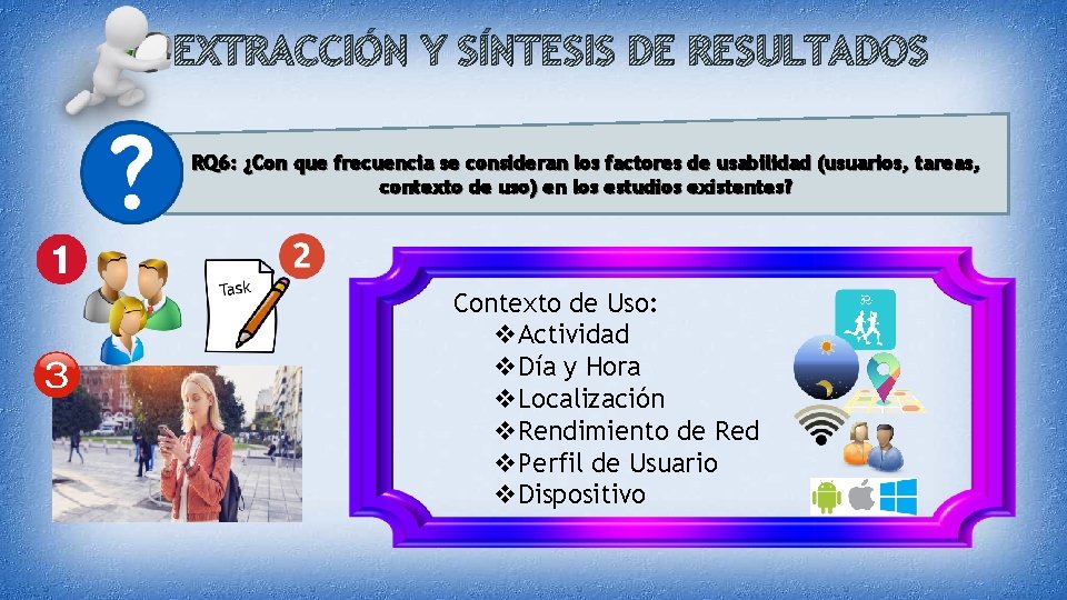 EXTRACCIÓN Y SÍNTESIS DE RESULTADOS RQ 6: ¿Con que frecuencia se consideran los factores