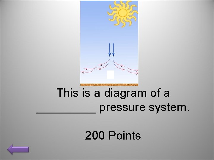 This is a diagram of a _____ pressure system. 200 Points 