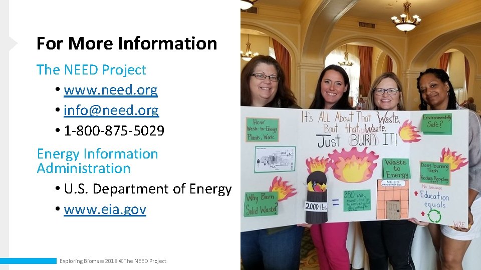 For More Information The NEED Project • www. need. org • info@need. org •