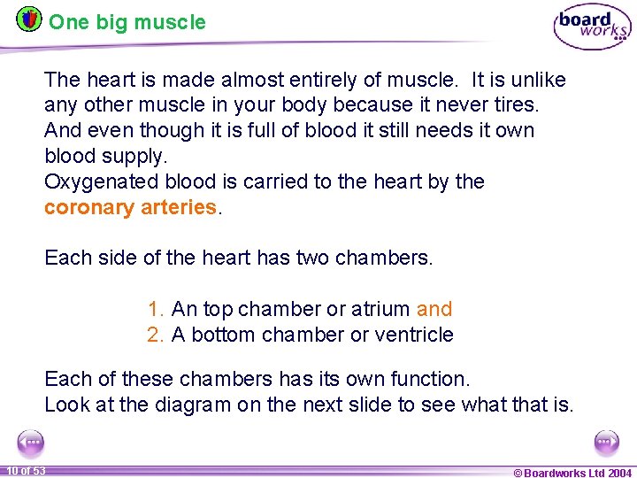 One big muscle The heart is made almost entirely of muscle. It is unlike