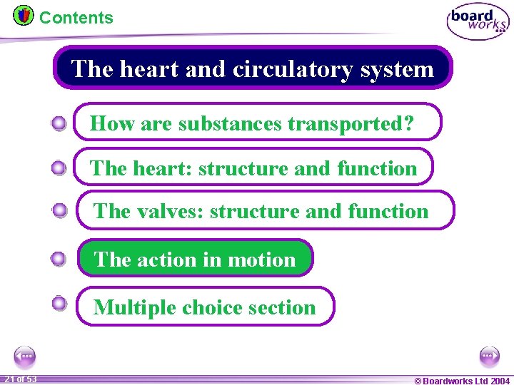 Contents The heart and circulatory system How are substances transported? The heart: structure and