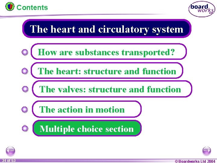 Contents The heart and circulatory system How are substances transported? The heart: structure and