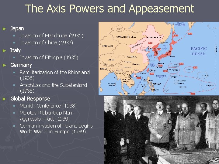 The Axis Powers and Appeasement ► Japan § Invasion of Manchuria (1931) § Invasion