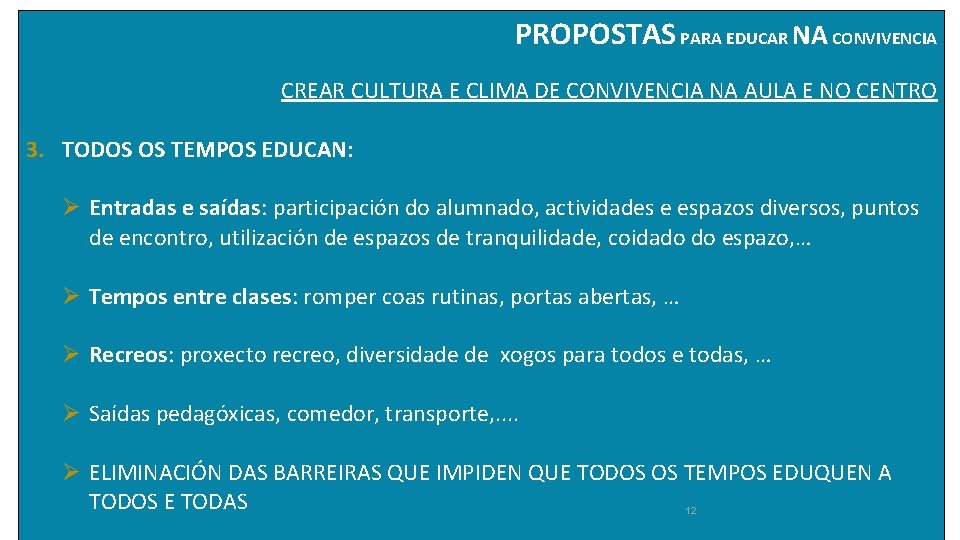 PROPOSTAS PARA EDUCAR NA CONVIVENCIA CREAR CULTURA E CLIMA DE CONVIVENCIA NA AULA E