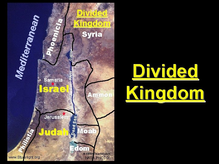 Galilee Syria River Pho eni cia Med iterr anea n Samaria Divided Kingdom Jordan