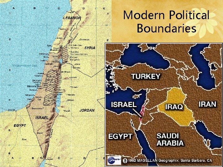 Modern Political Boundaries 