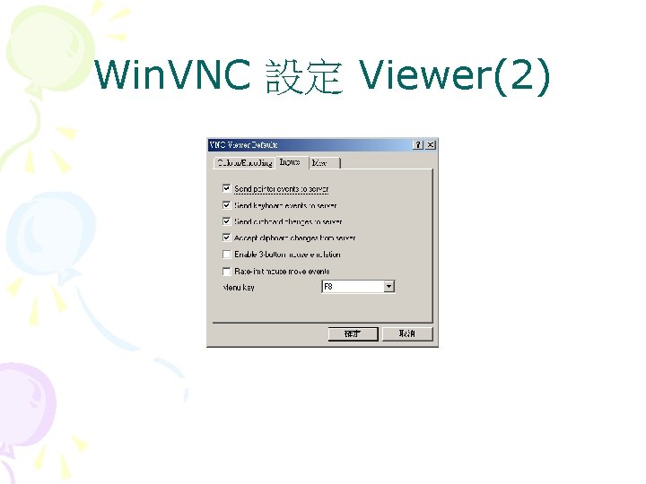 Win. VNC 設定 Viewer(2) 
