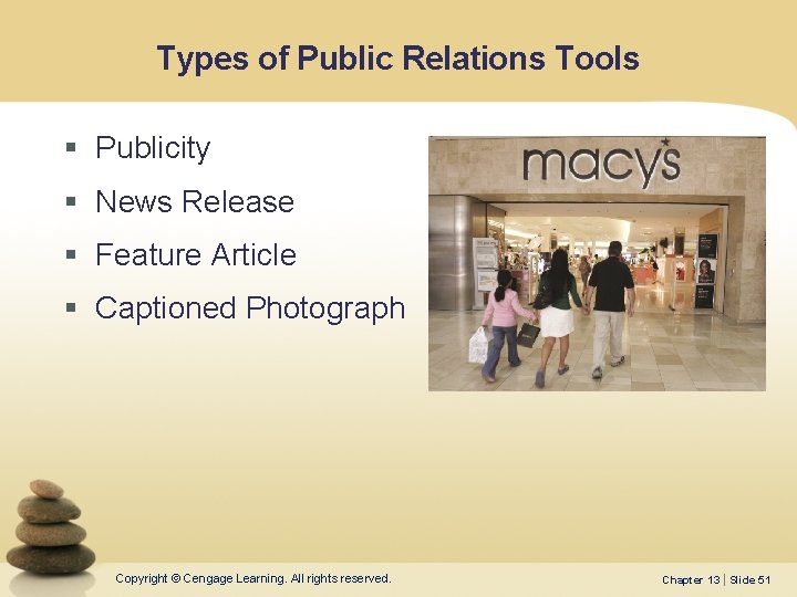 Types of Public Relations Tools § Publicity § News Release § Feature Article §