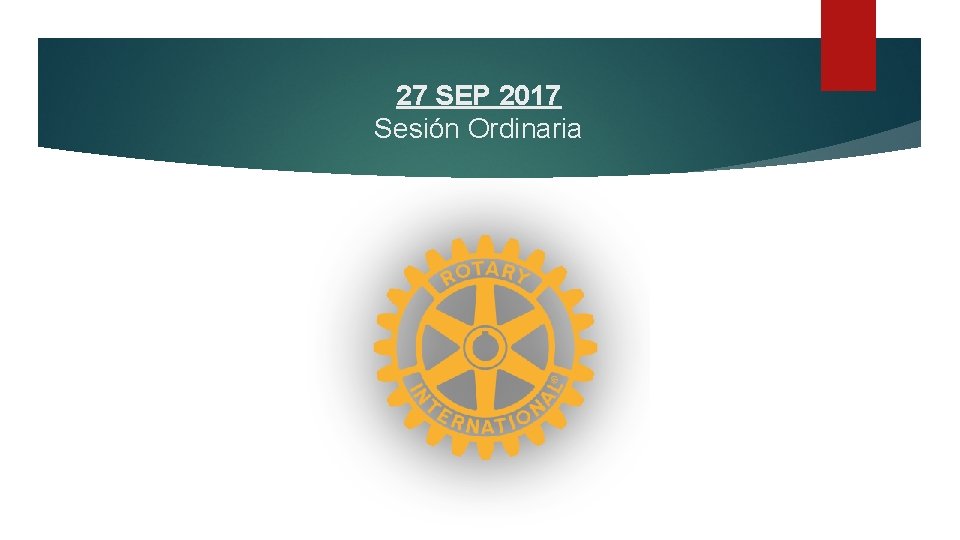 27 SEP 2017 Sesión Ordinaria 