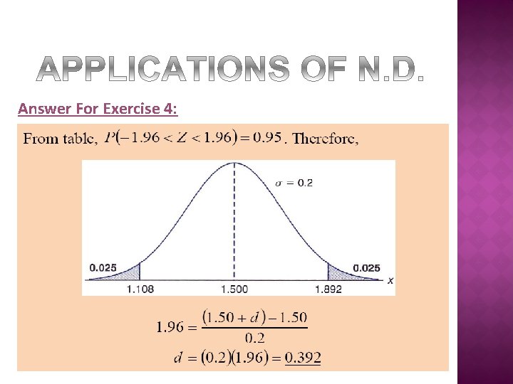 Answer For Exercise 4: 