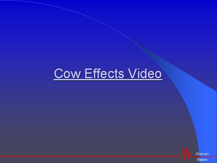 Cow Effects Video 
