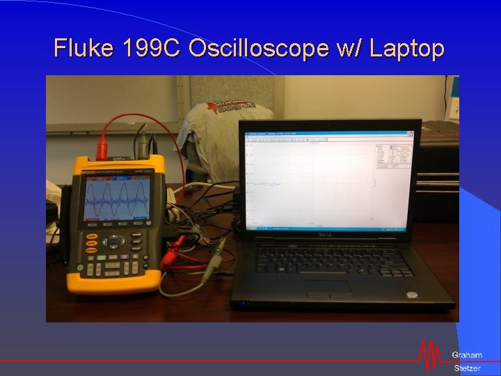 Fluke 199 C Oscilloscope w/ Laptop 