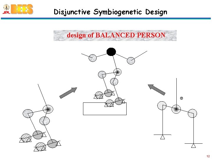 Disjunctive Symbiogenetic Design design of BALANCED PERSON 12 