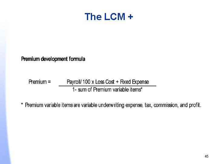 The LCM + 45 