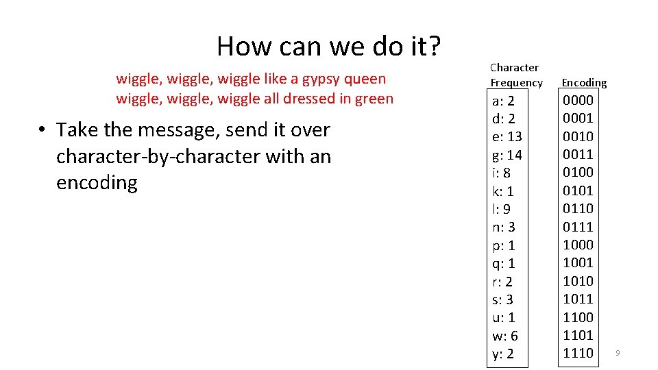 How can we do it? wiggle, wiggle like a gypsy queen wiggle, wiggle all